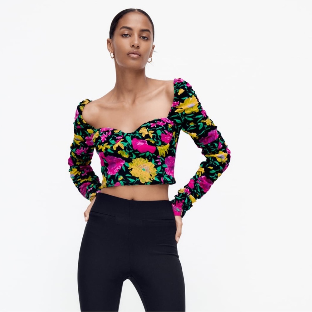 COPY - Zara Floral Printed Top